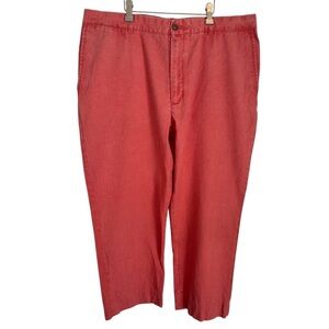 Murray’s Toggery Shop Men's 100% Cotton Salmon Colored Chino Pants